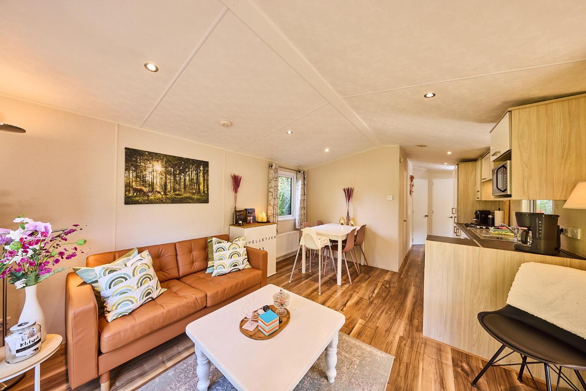 Chalet Huisje Bella Op De Veluwe Max 2 Volwassene 비크버겐 외부 사진