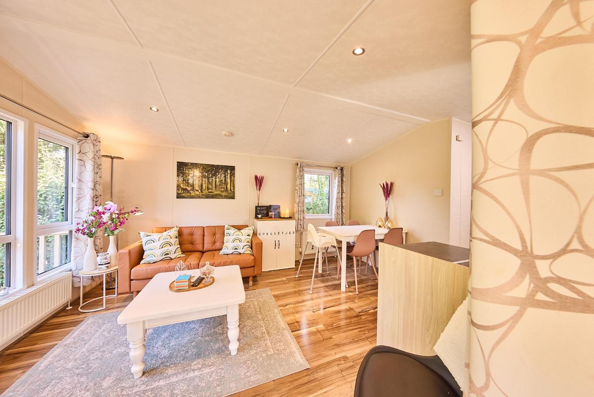 Chalet Huisje Bella Op De Veluwe Max 2 Volwassene 비크버겐 외부 사진